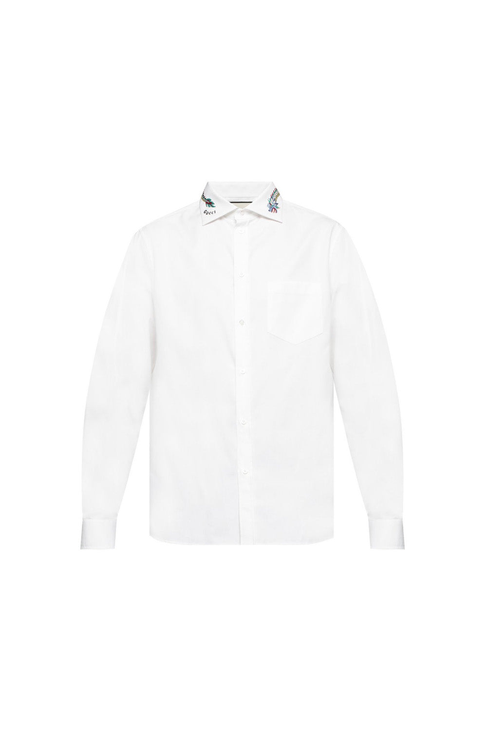 Gucci Cotton shirt with embroidered collar