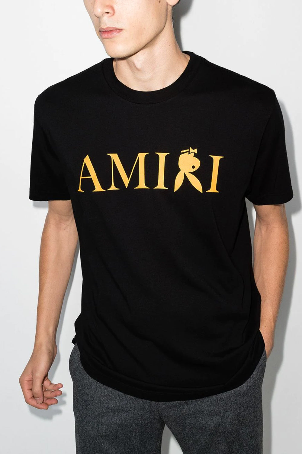Amiri playboy black T-shirt