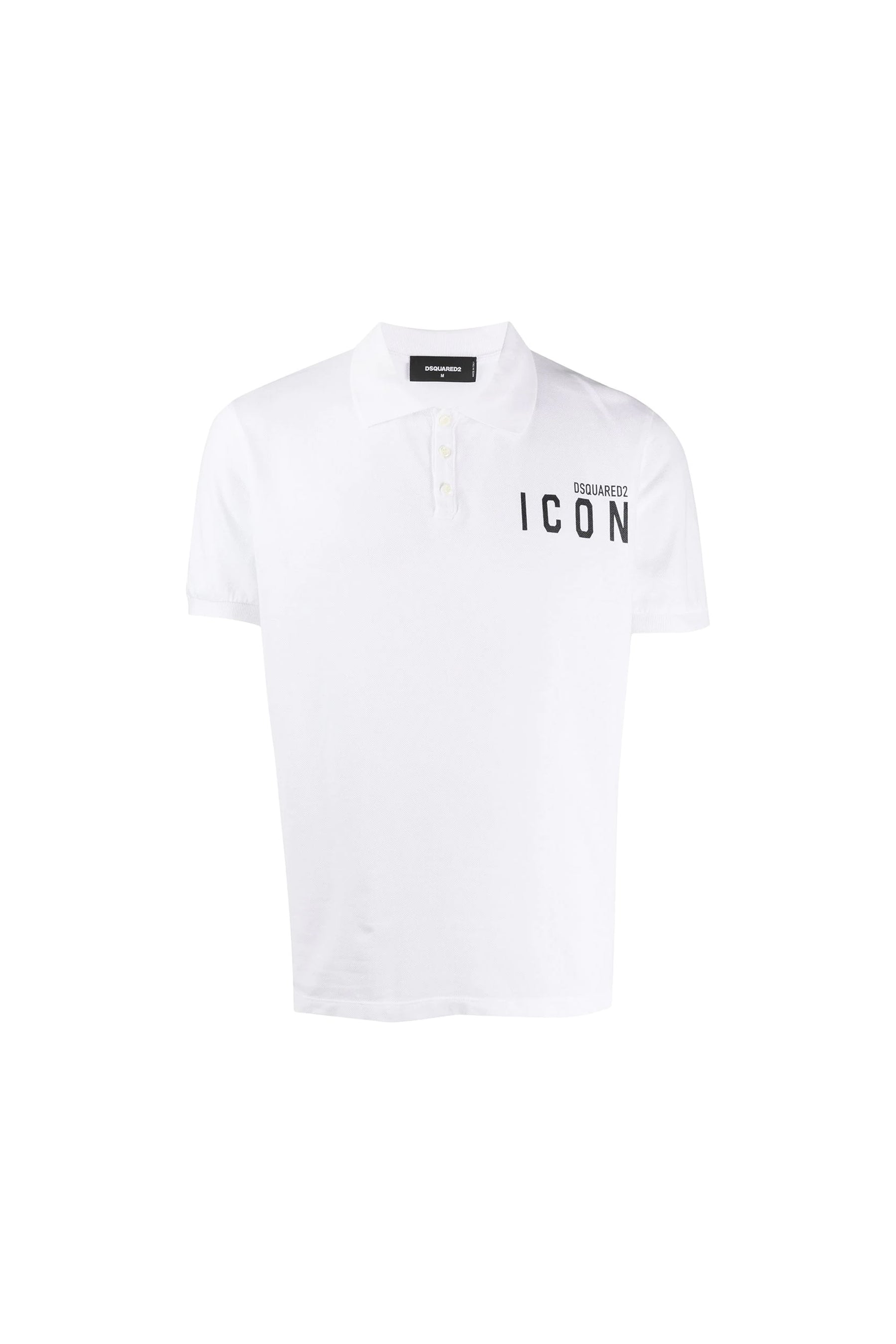 Dsquared2 Icon-print white polo shirt
