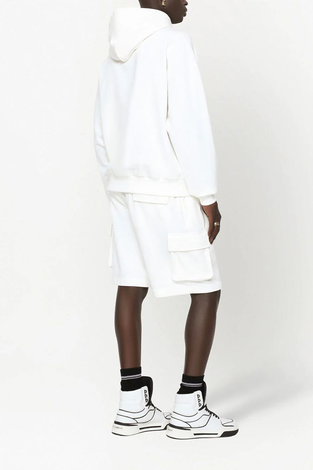 Dolce & Gabbana embossed-logo jersey hoodie