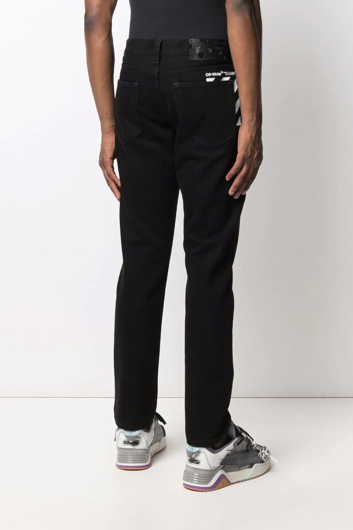 Off-White Diag-stripe skinny jeans