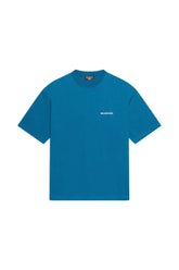Balenciaga Blue logo cotton T-shirt