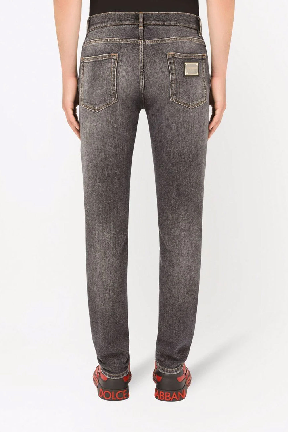 Dolce & Gabbana low-rise slim-cut jeans