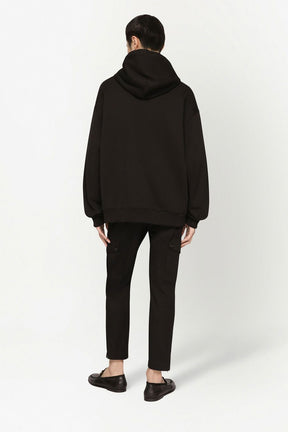 Dolce & Gabbana slogan-print cotton hoodie