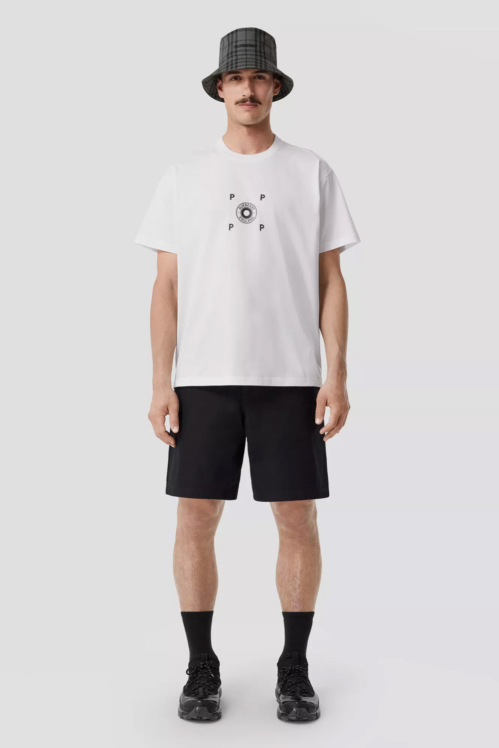 Burberry Logo Graphic Cotton T-shirt