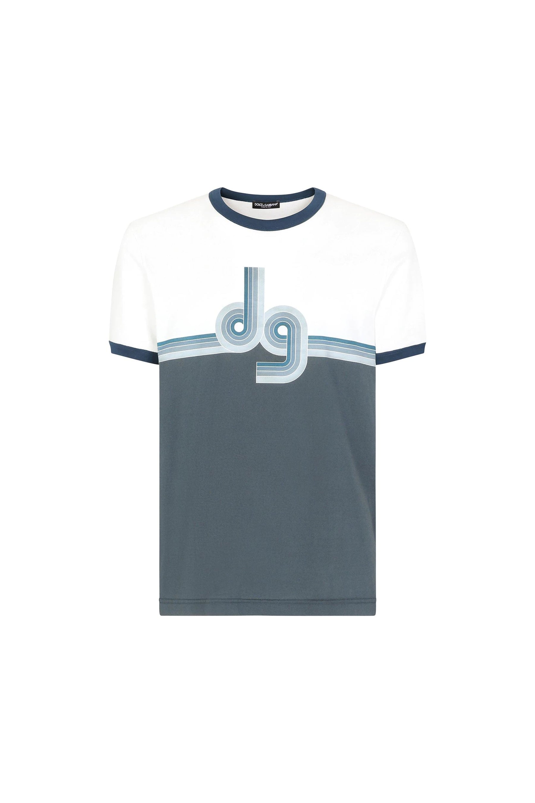Dolce & Gabbana two-tone logo print T-shirt