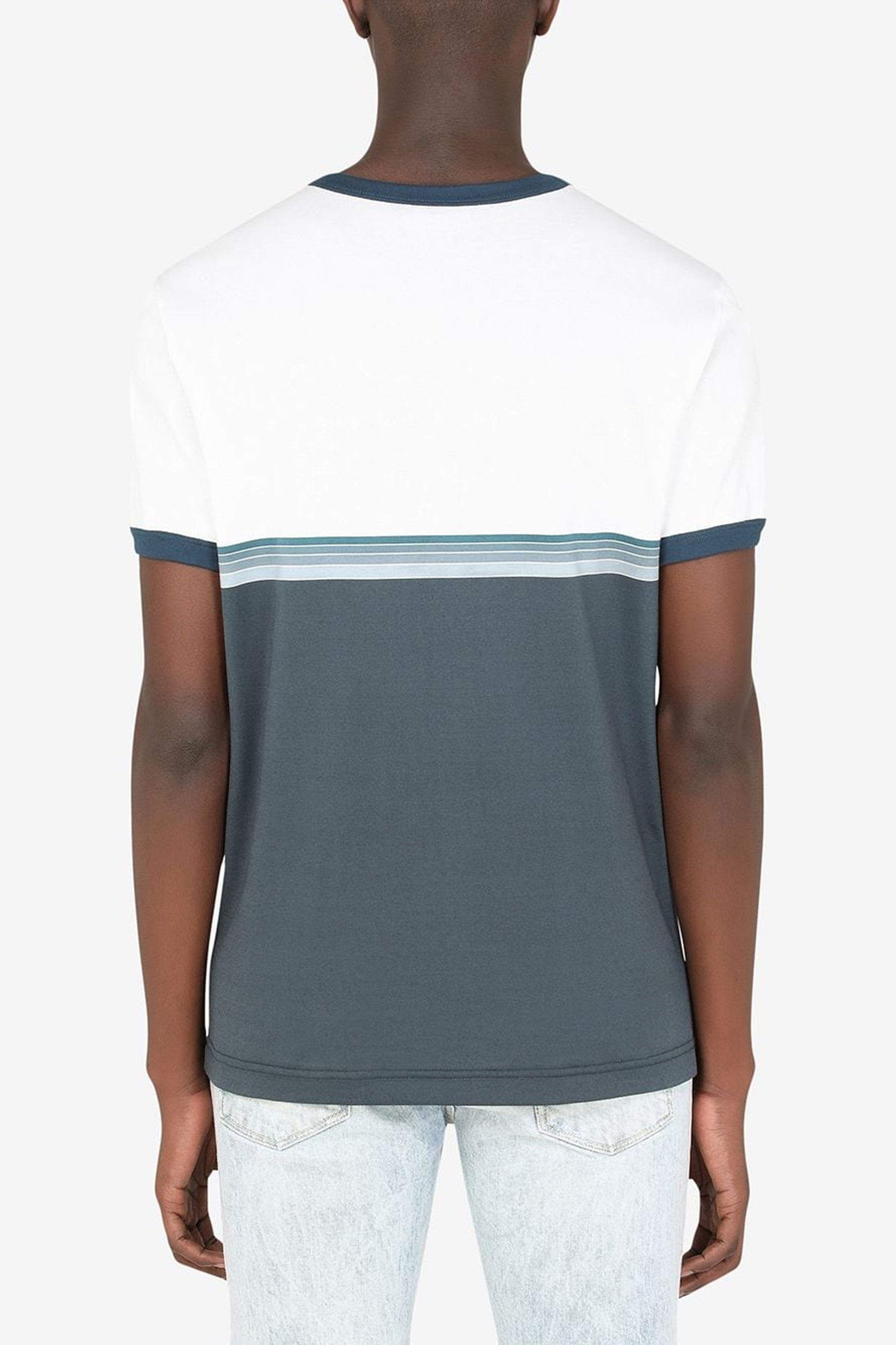 Dolce & Gabbana two-tone logo print T-shirt