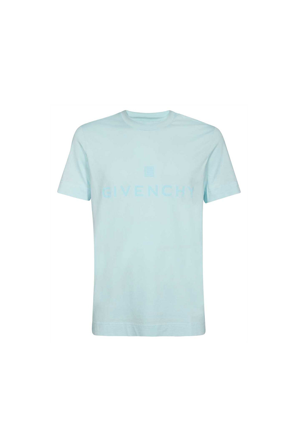 Givenchy logo-print blue T-shirt