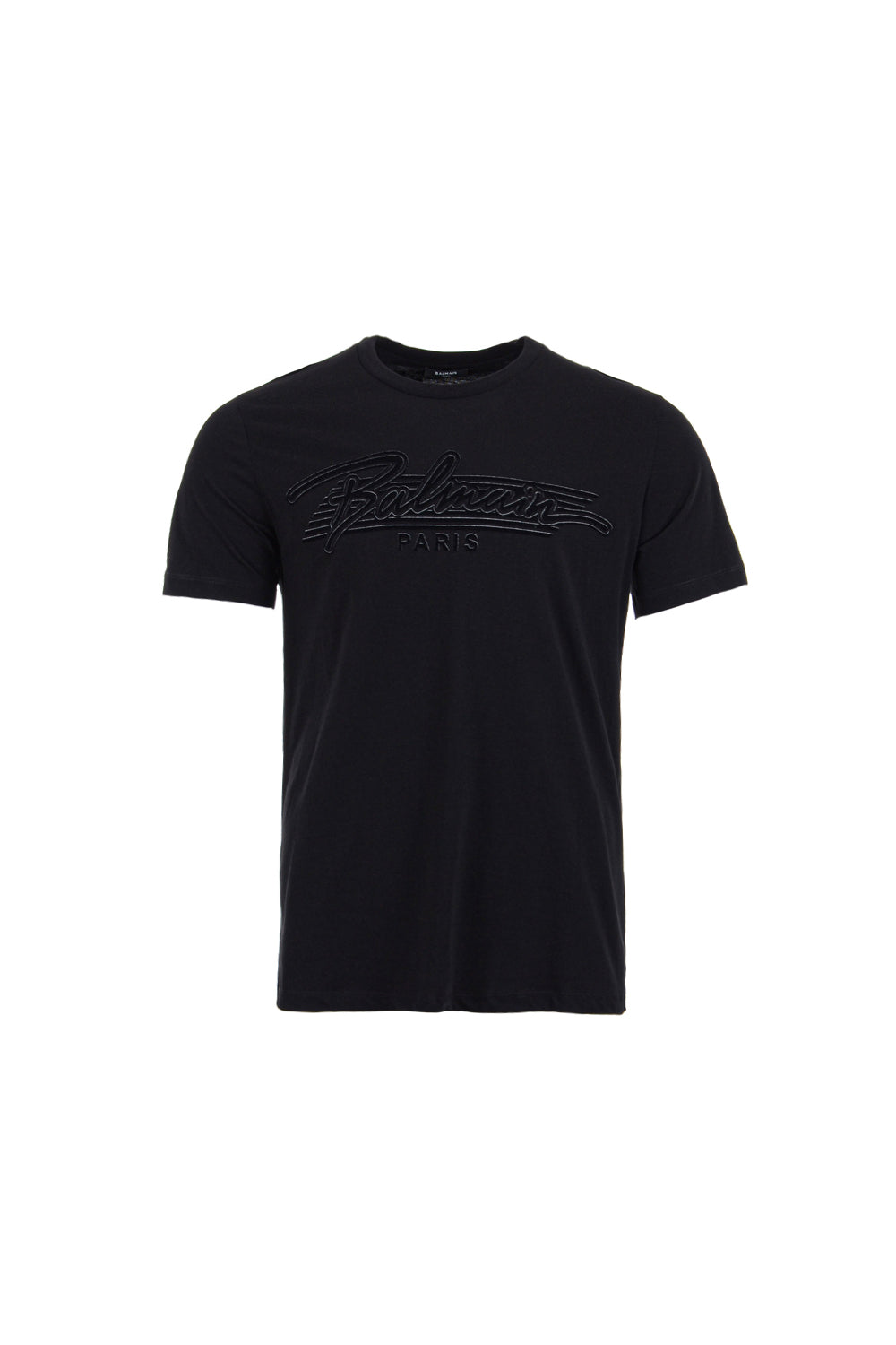 Balmain FLOCKED LOGO PRINT T-SHIRT