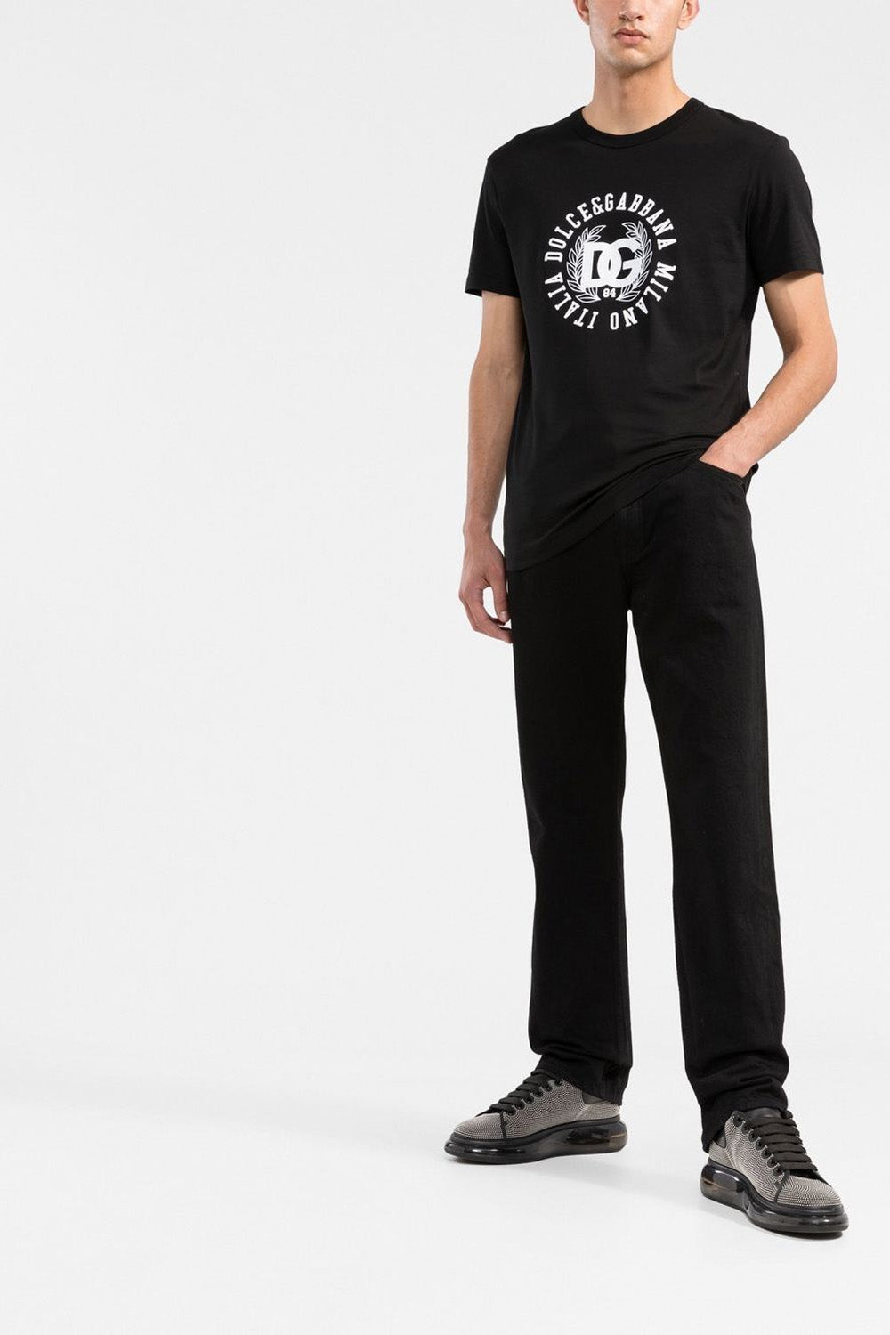 Dolce & Gabbana logo-print T-shirt black