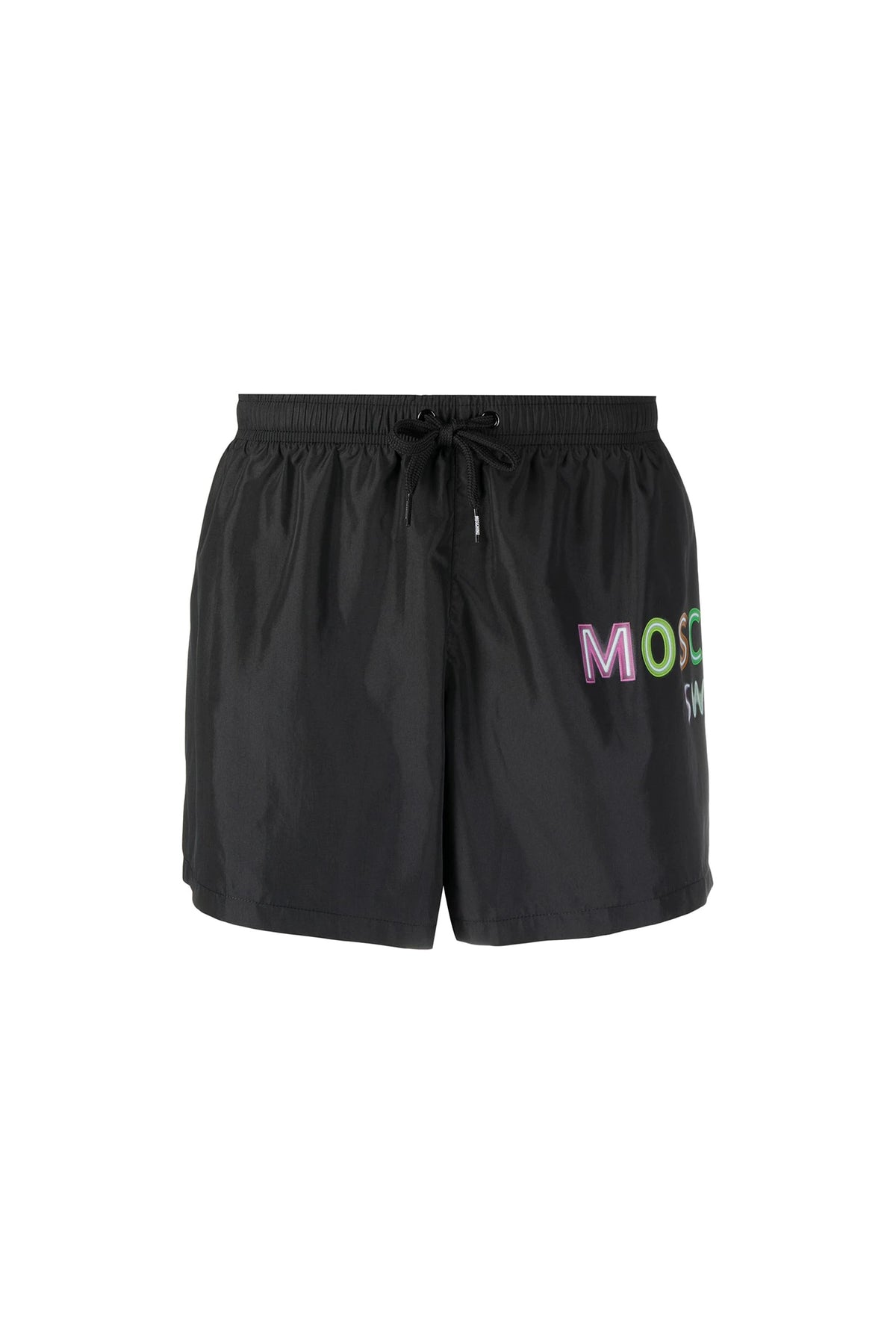 Moschino logo colorful print swimming shorts