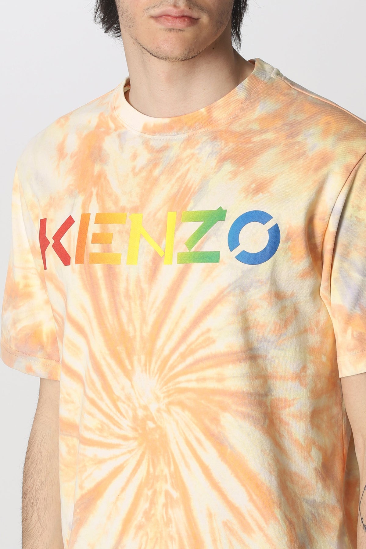 Kenzo tie-dye logo T-shirt