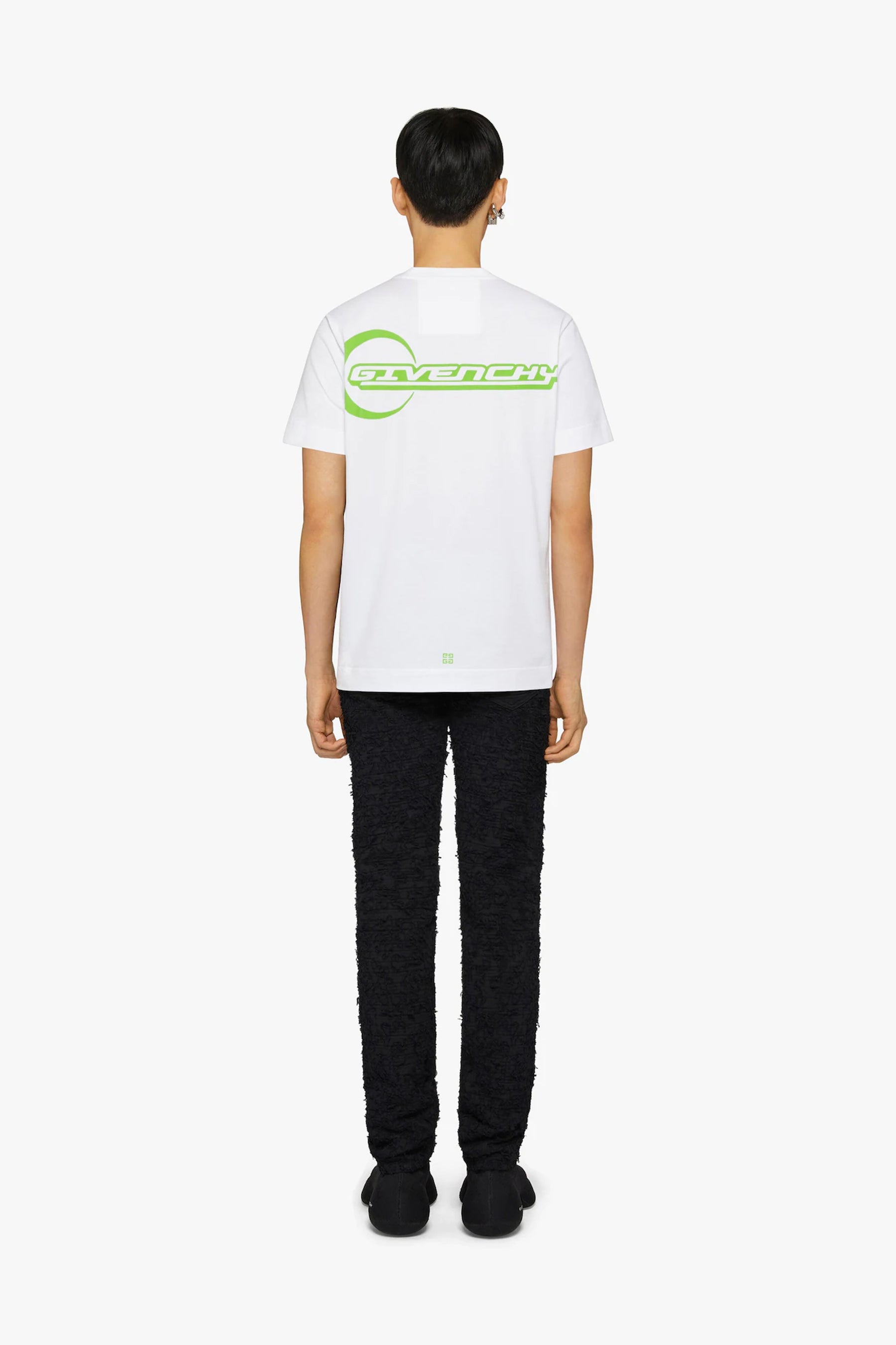 GIVENCHY Slim-fit White t-shirt printed Alien