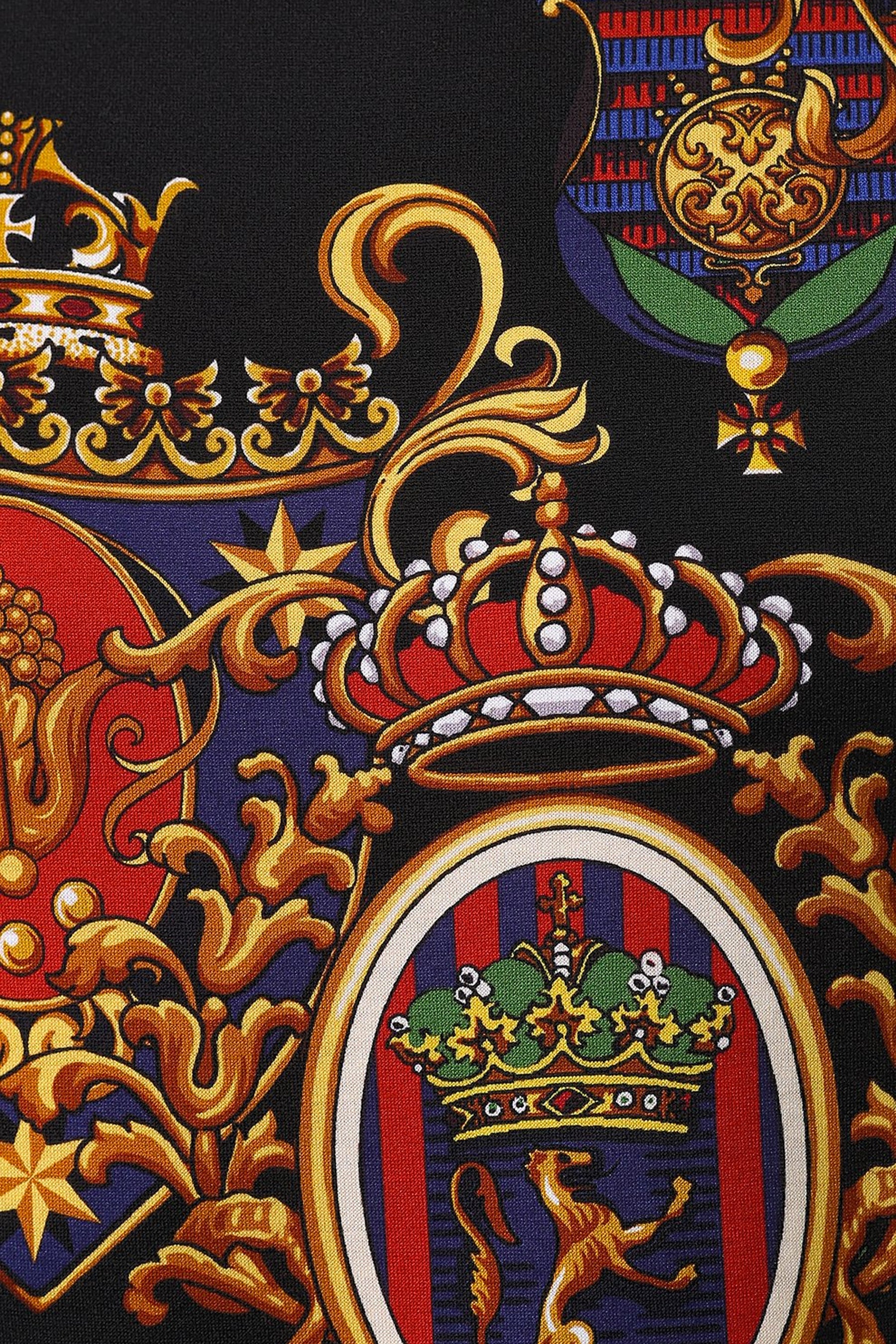 Dolce & Gabbana Cotton T-Shirt All Over Print Pattern