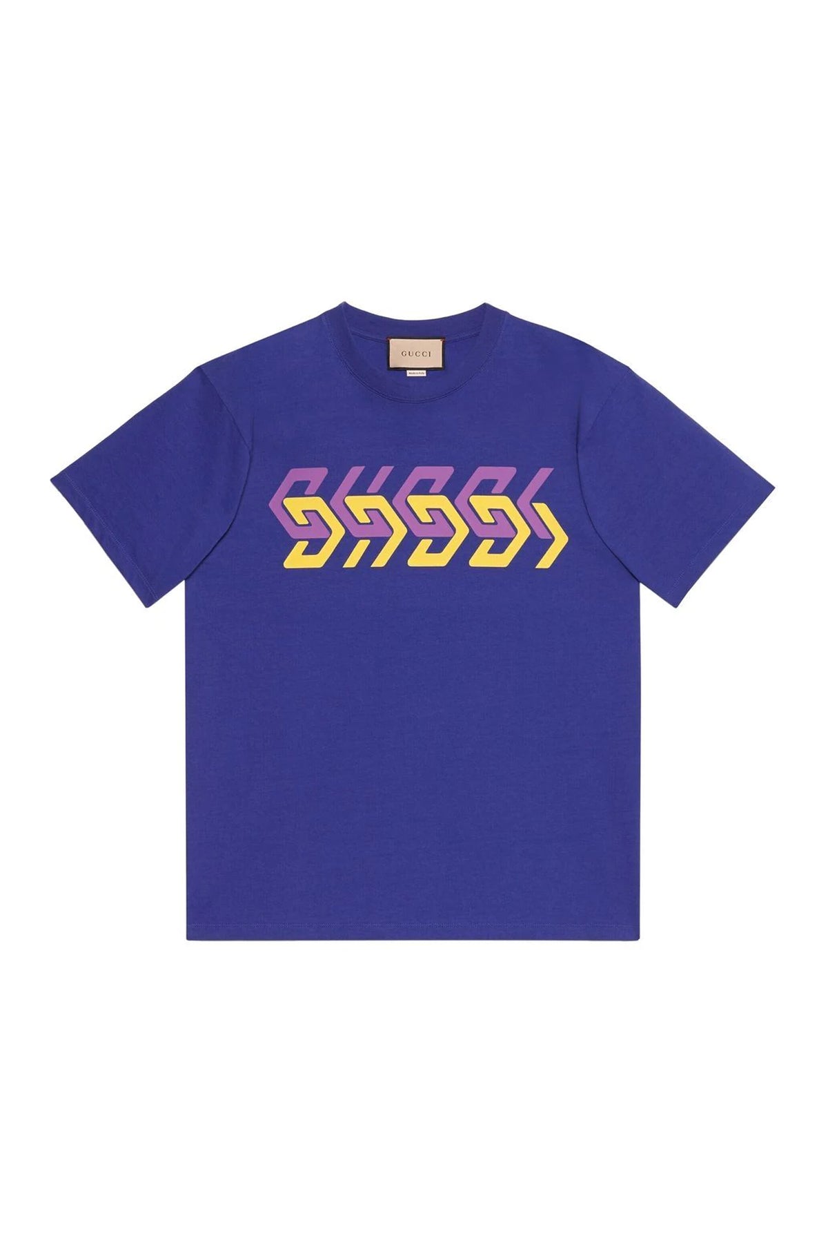 Gucci mirror logo-print short-sleeve T-shirt