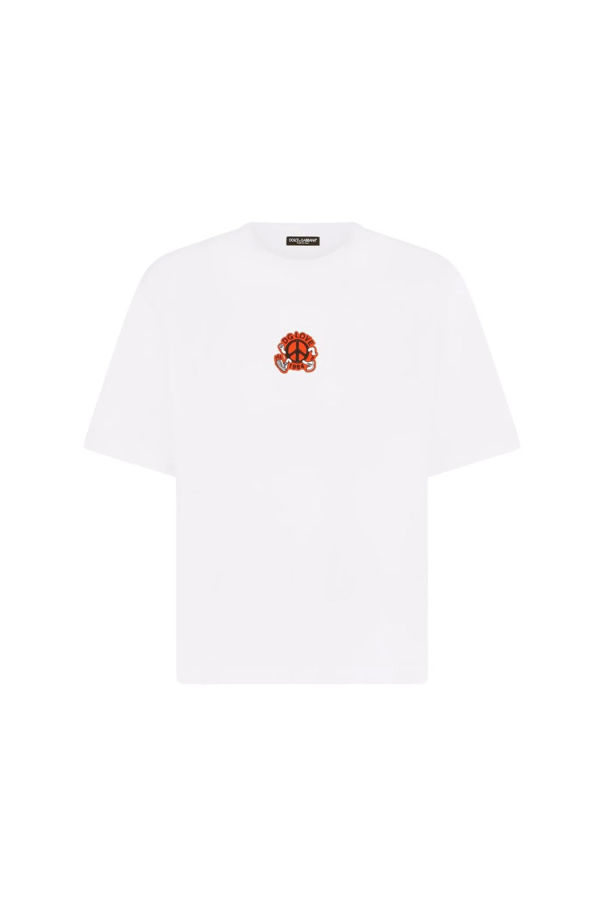 Dolce & Gabbana logo-patch short-sleeved T-shirt