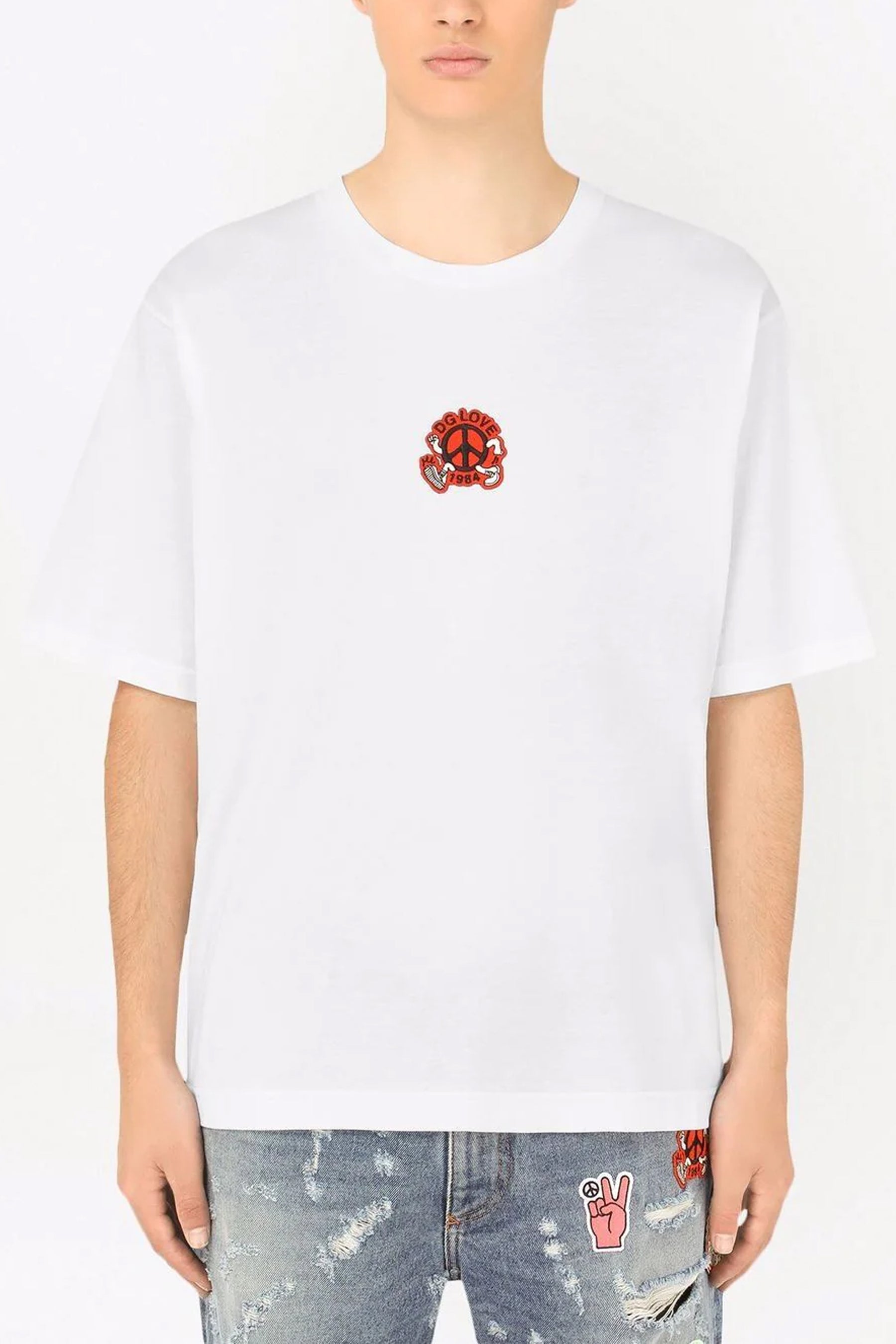 Dolce & Gabbana logo-patch short-sleeved T-shirt