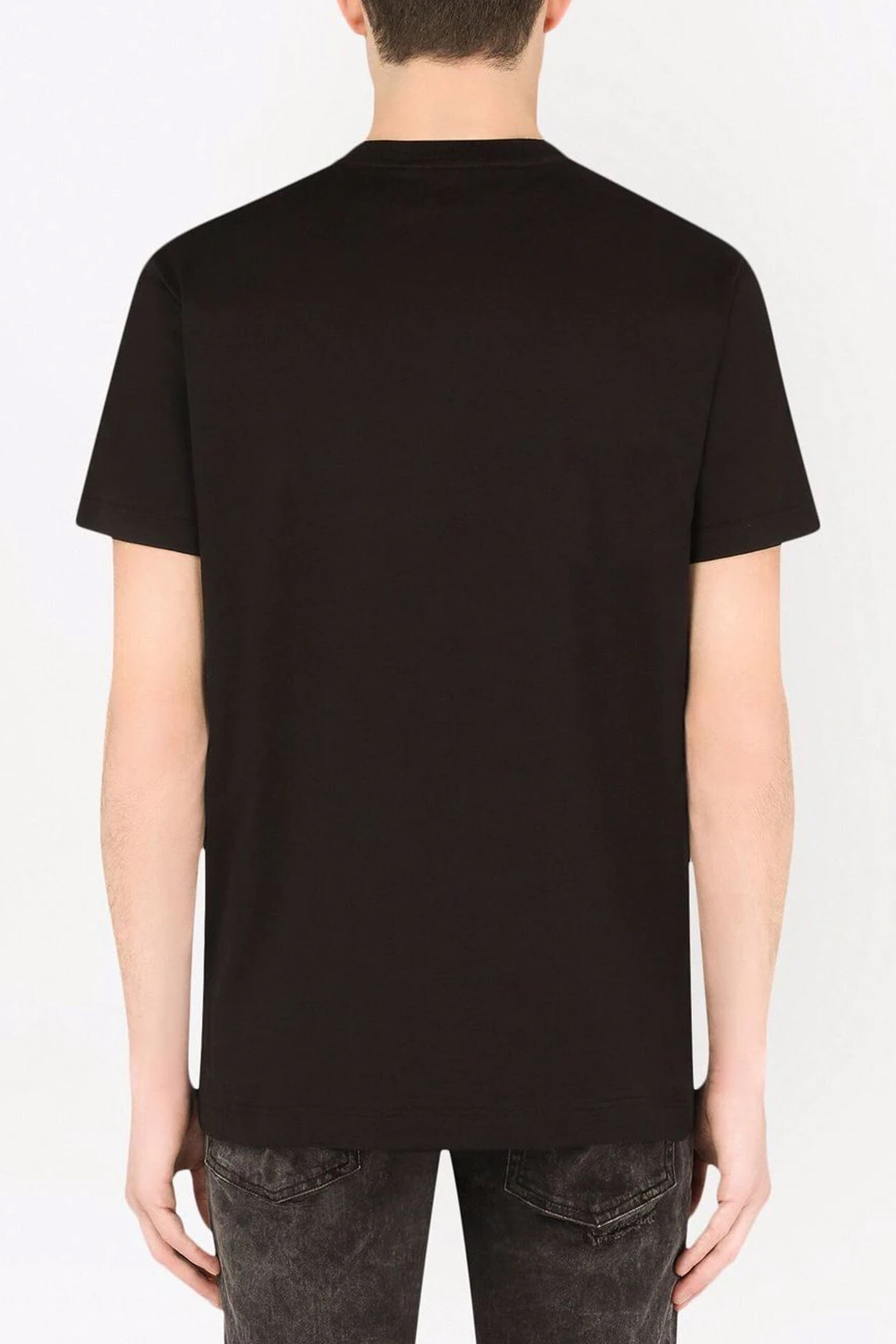 Dolce & Gabbana logo-embroidered T-shirt