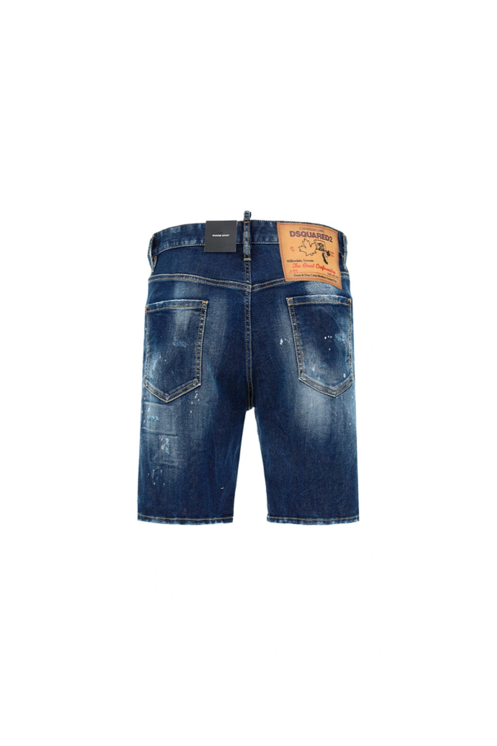 Dsquared2 Blue Knee-length Denim Shorts Jeans