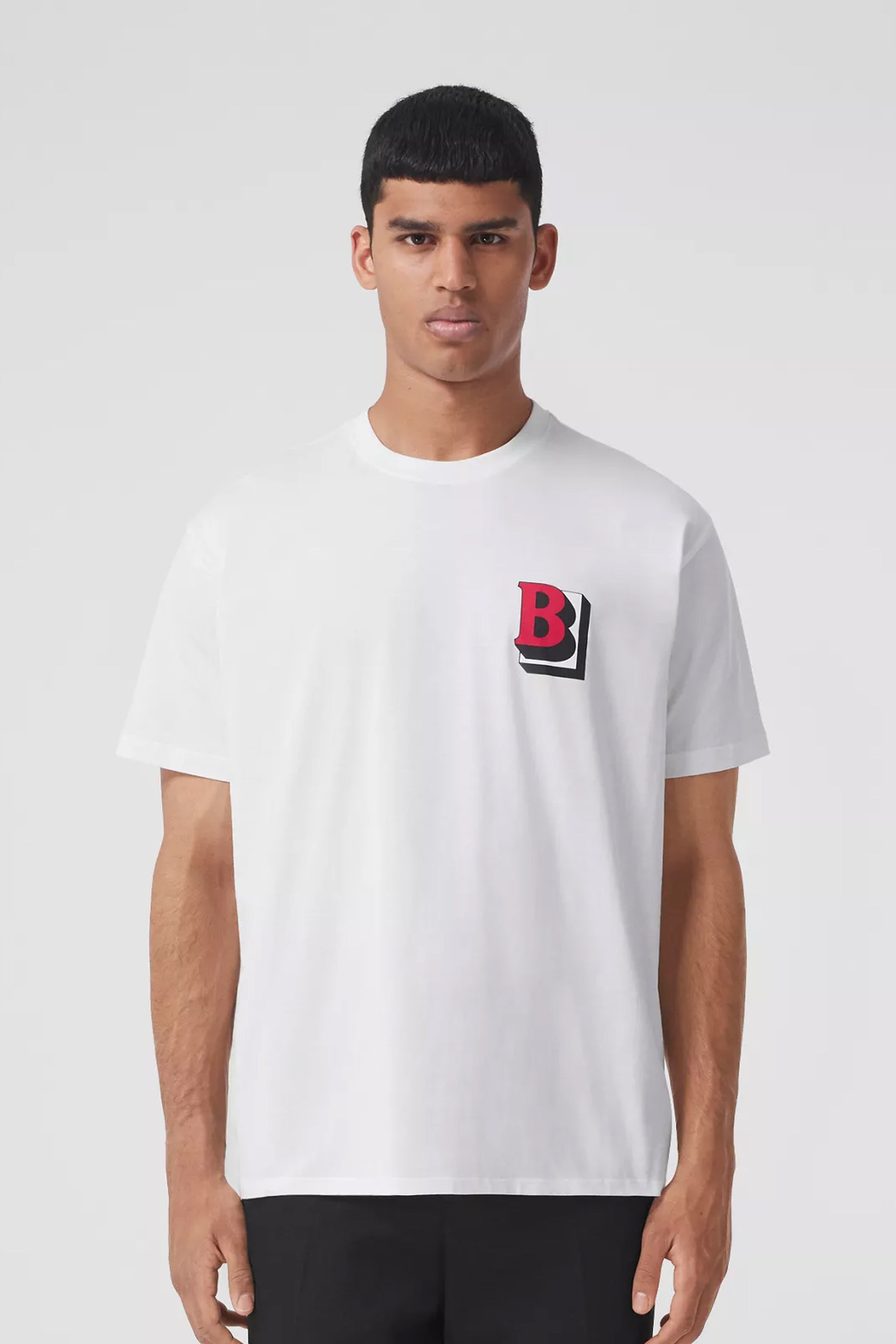 Burberry letter-graphic T-shirt