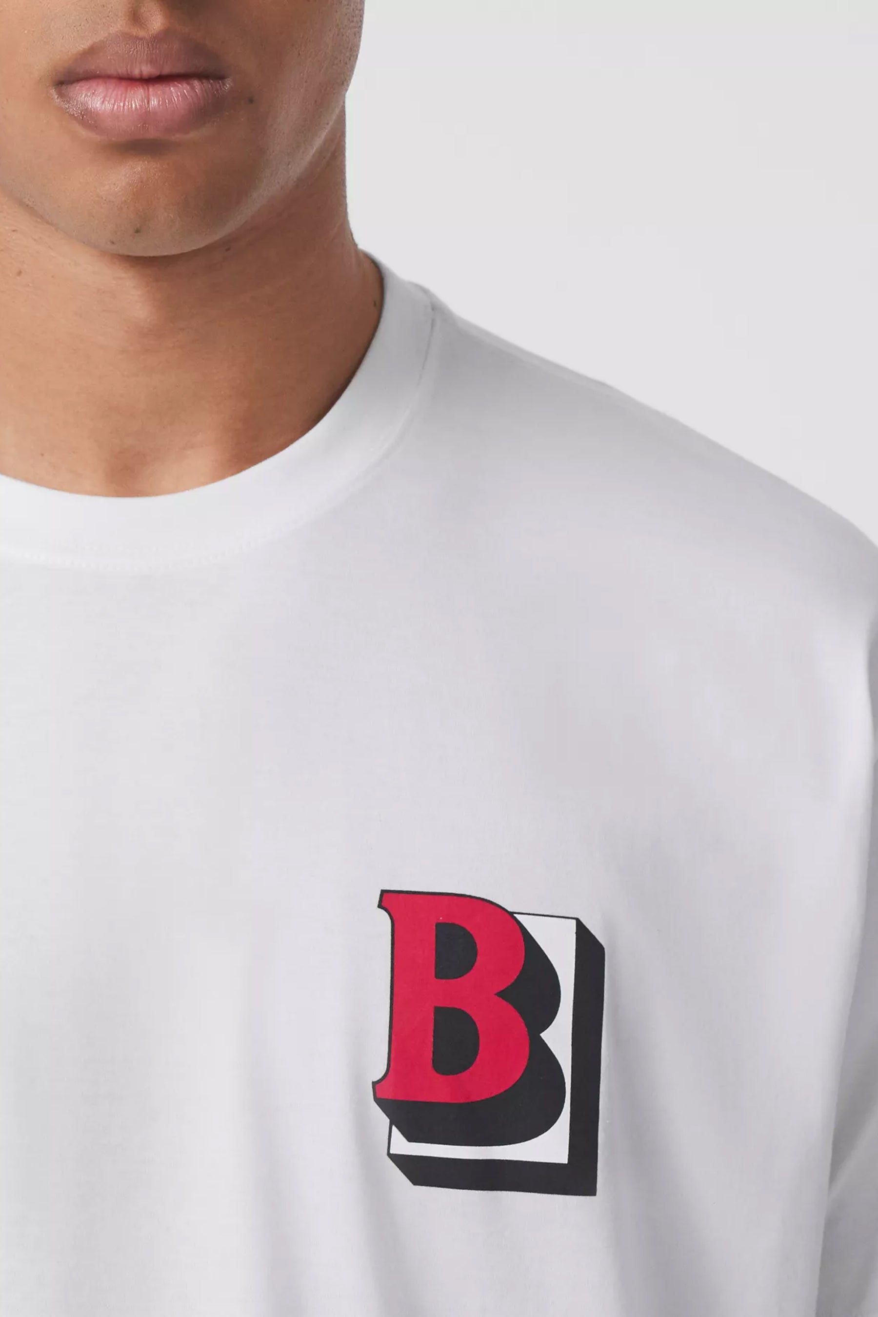 Burberry letter-graphic T-shirt