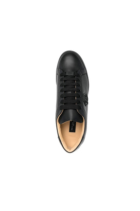 Philipp Plein low-top leather sneakers black