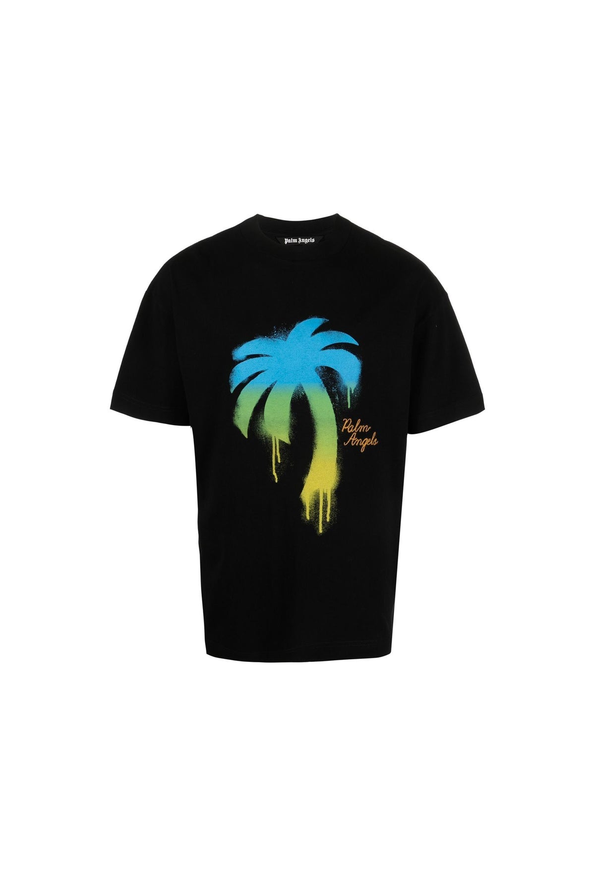 Palm Angels graffiti-print logo T-shirt