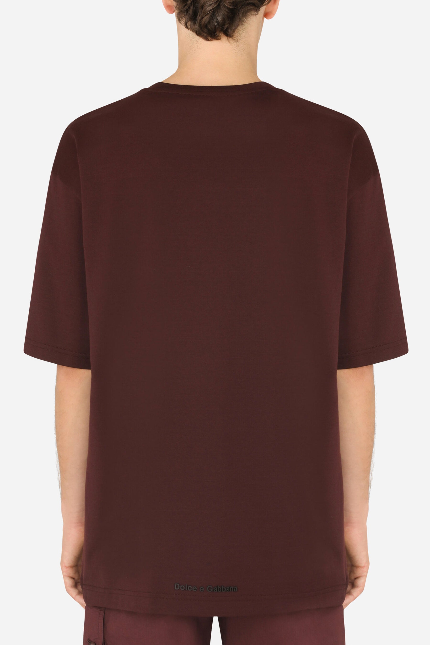 Dolce & Gabbana Cotton T-Shirt With 3D DG Logo