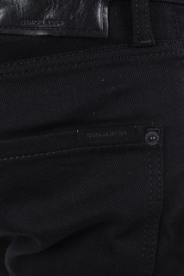 DSQUARED2 Black Shorts Jeans