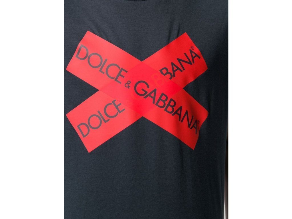 חולצה טי לוגו איקס חולצות קצרות DOLCE & GABBANA