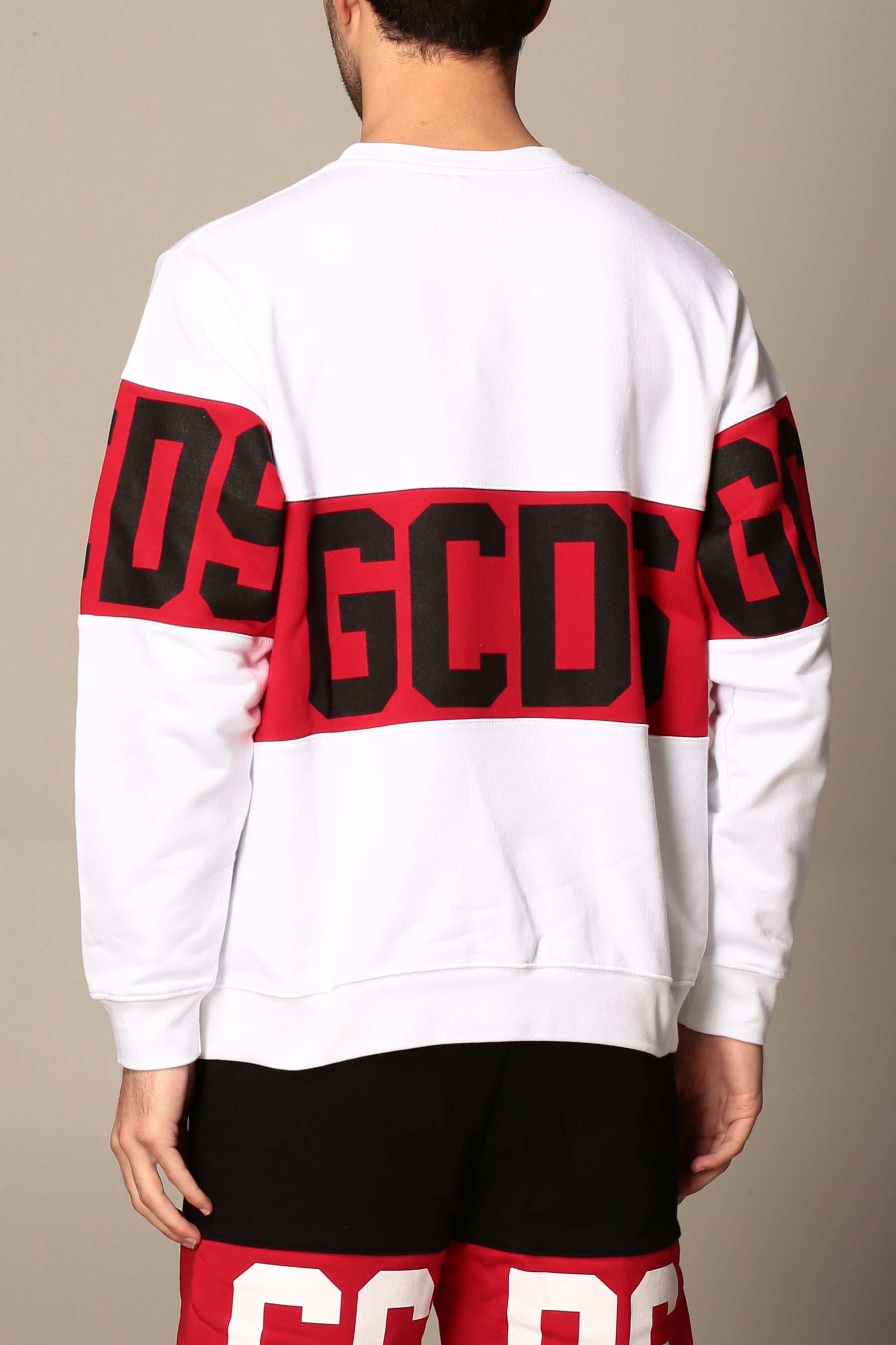 GCDS Logo Band Crewneck Sweatshirt