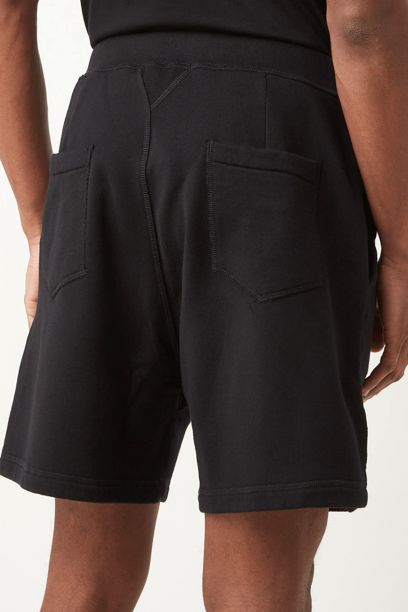 מכנס קצר אייקון שחור מכנסיים קצרים DSQUARED2