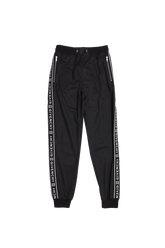 מכנס טרנינג שחור עם פס לוגו ברגליים מכנסיים Givenchy 