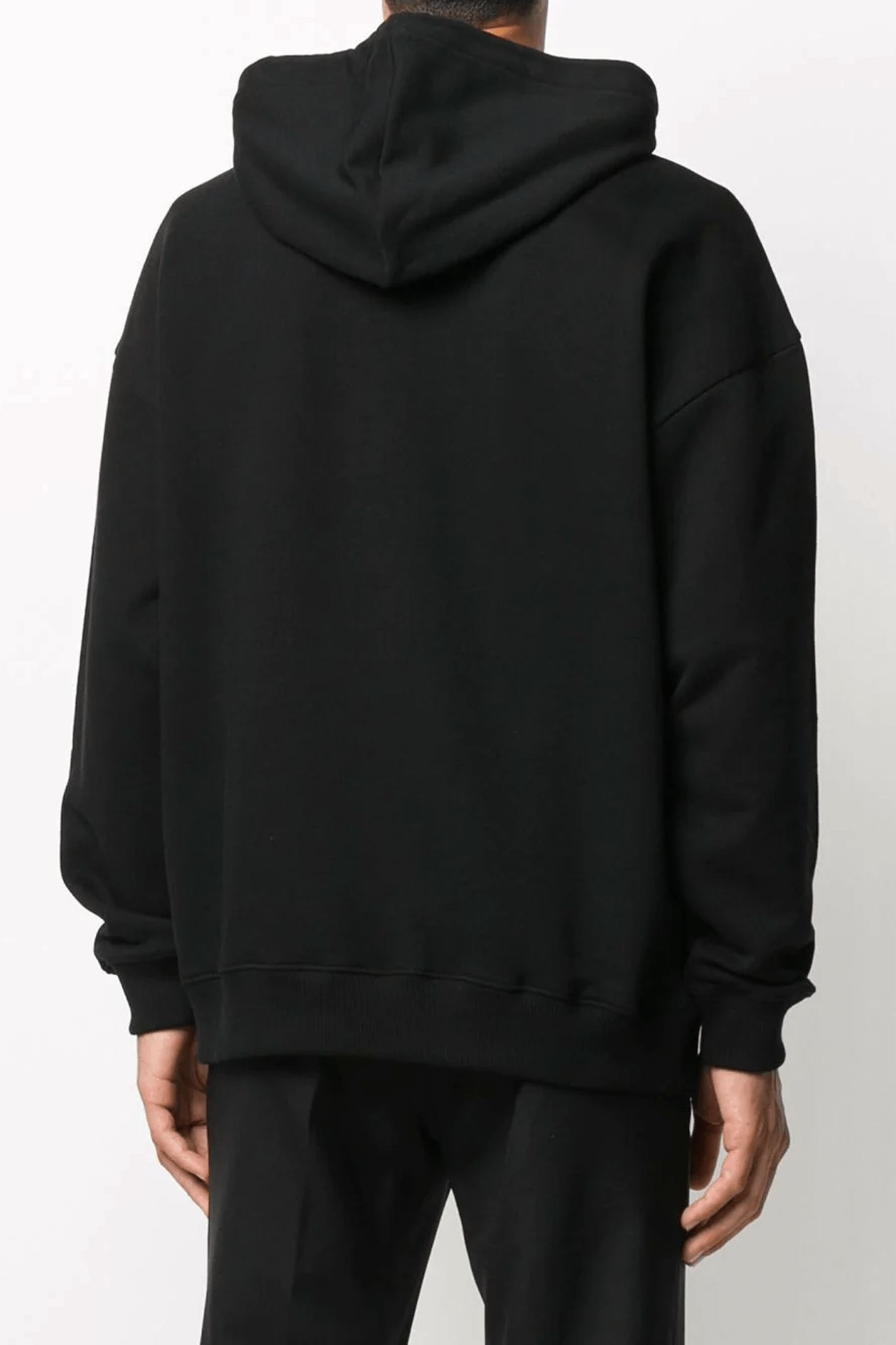 קפוצ׳ון שחור לוגו ריבוע עור ארוכים Givenchy