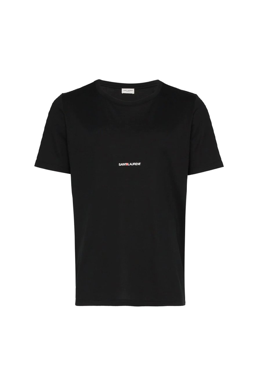 Small Logo Print T-Shirt חולצות קצרות Saint Laurent