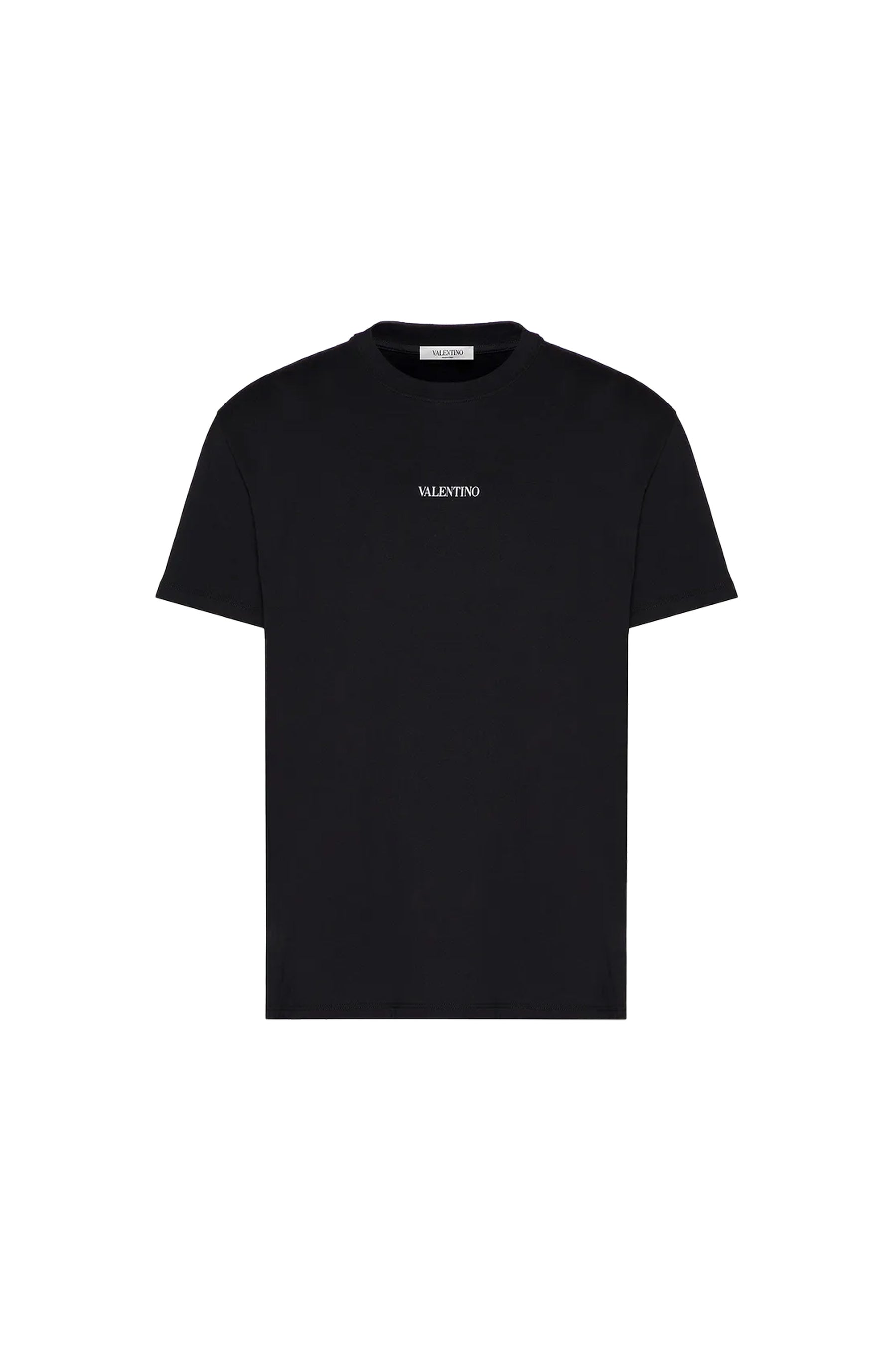 Valentino Black T-Shirt Logo