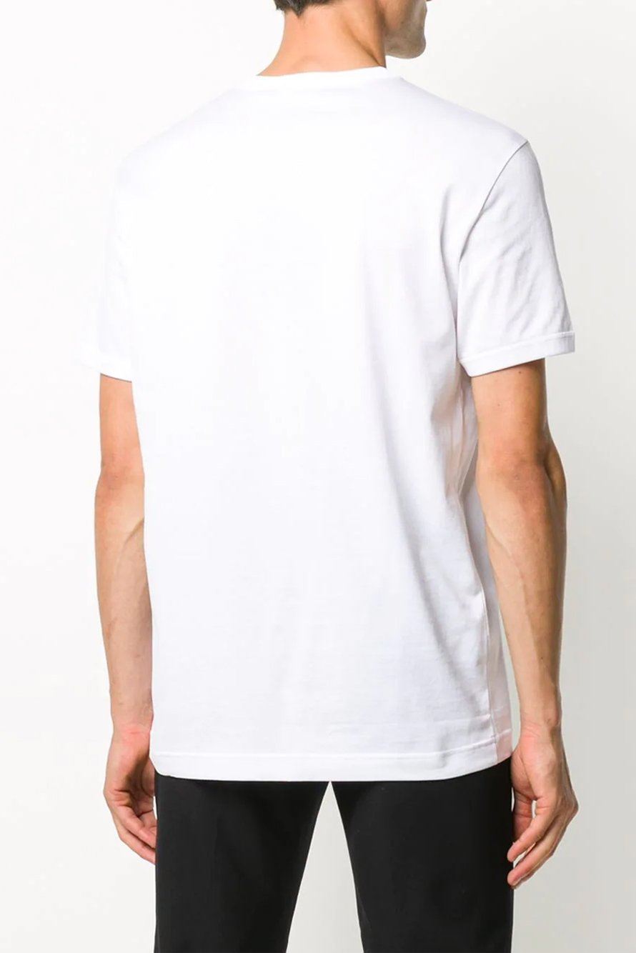 White Cotton Logo T-shirt חולצות קצרות DOLCE & GABBANA