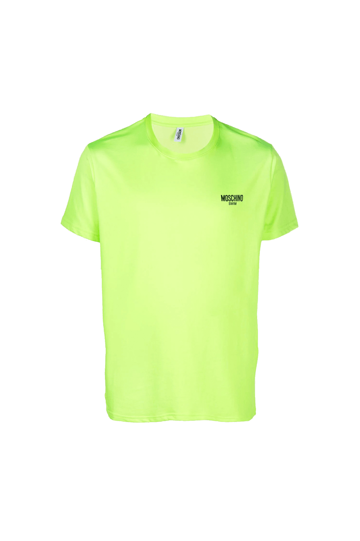 Yellow Swim Logo Print T-Shirt חולצות קצרות MOSCHINO