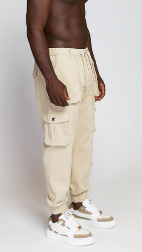 OFF-WHITE CORDUROY RUBBER CARGO PANTS