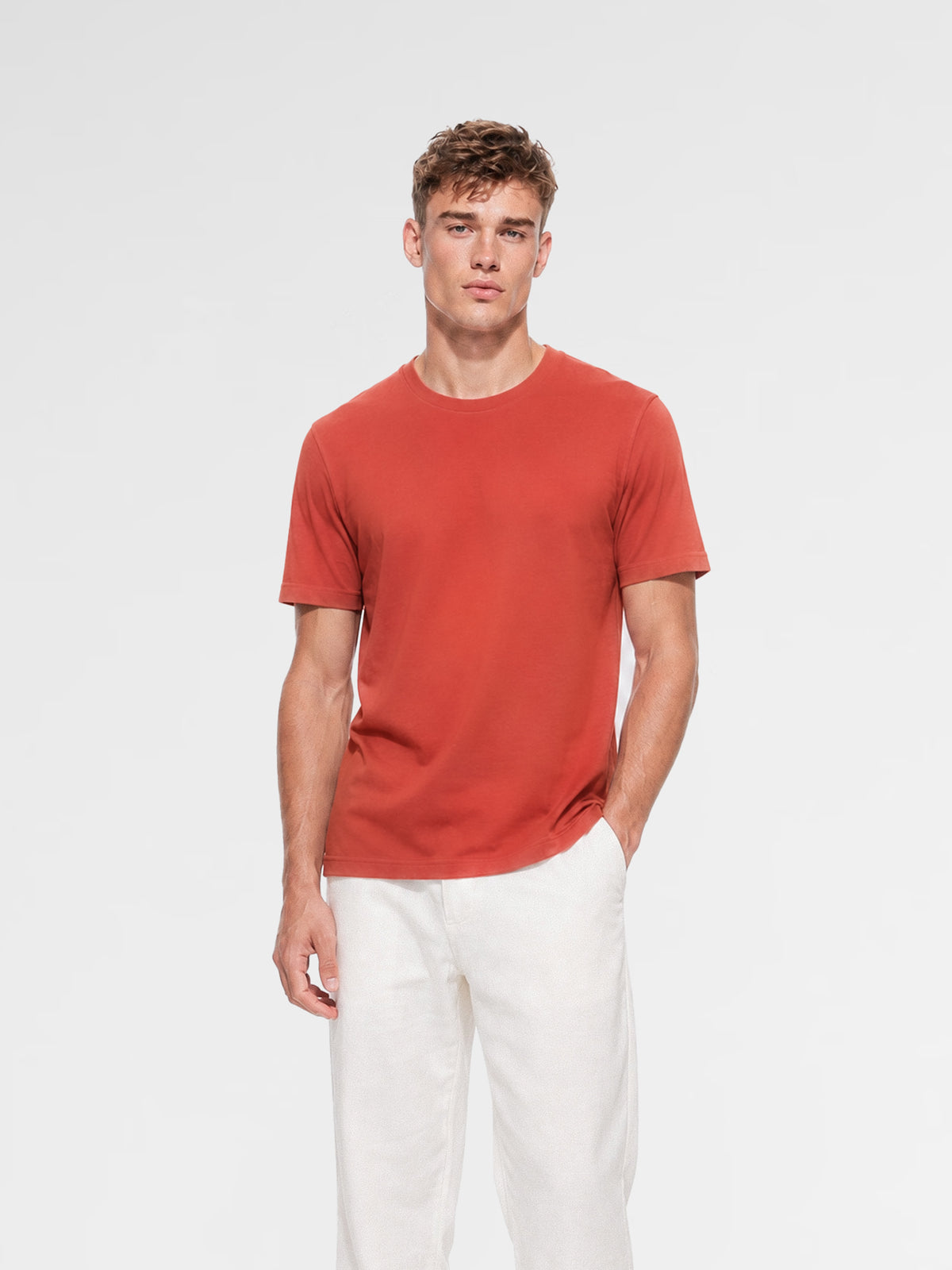 MAISON 9 PARIS Tile Mercerized Cotton T-Shirt