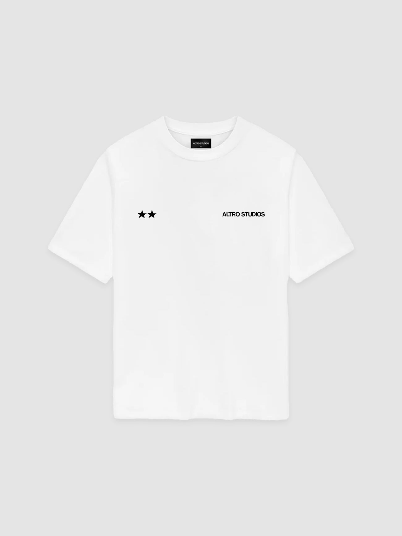 Altro Studios T-Shirt "Gemini Star" - Ice White