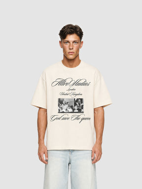 Altro Studios T-Shirt "King & Queen" - Cream