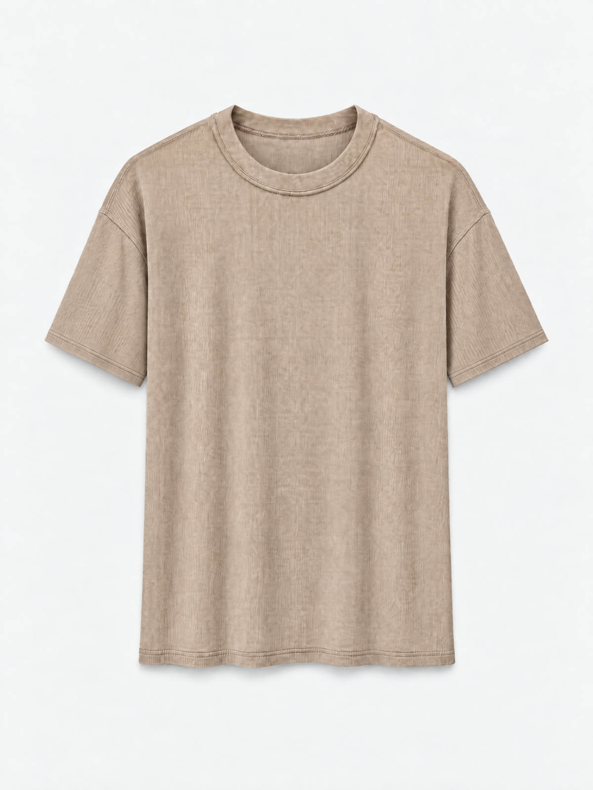 CREW Milano "Bali" Long T-Shirt - Camel