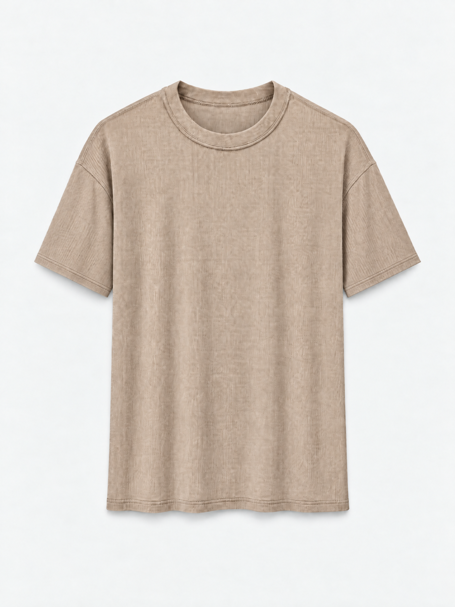 CREW Milano "Bali" Long T-Shirt - Camel