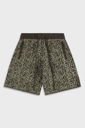 Ainker Leopard 814 Green Knit Short Pant