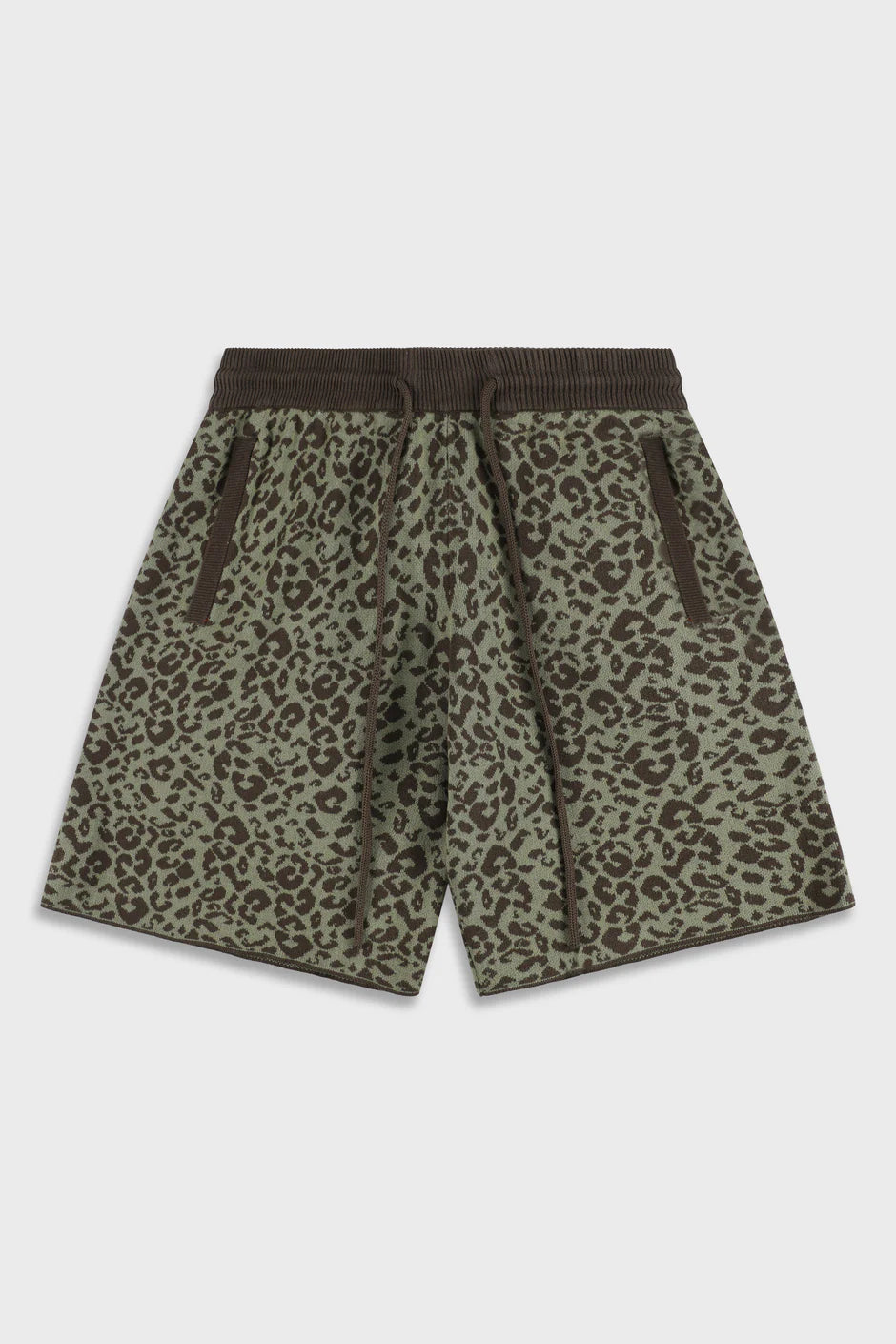 Ainker Leopard 814 Green Knit Short Pant