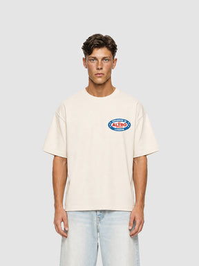 Altro Studios T-Shirt "Motor Garage" - Cream