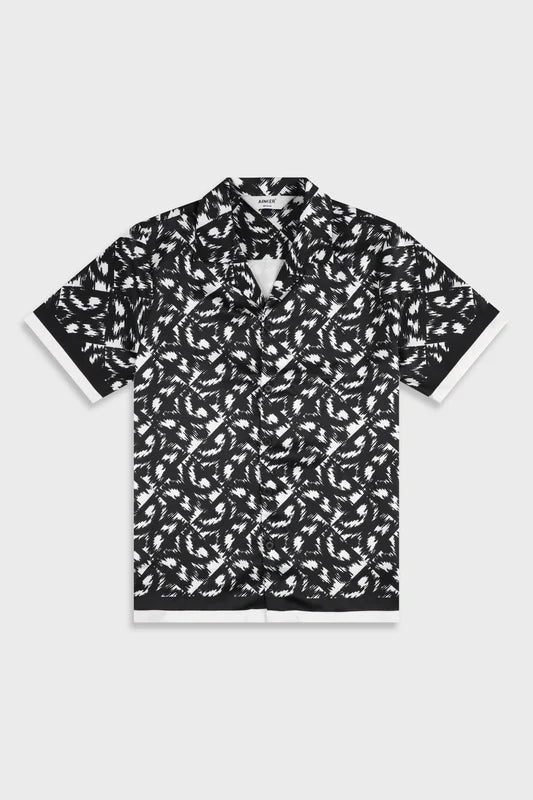 Ainker Satin 839 Black Shirt
