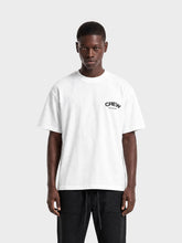 Crew Milano T-Shirt Logo Print CM-40 / WHITE