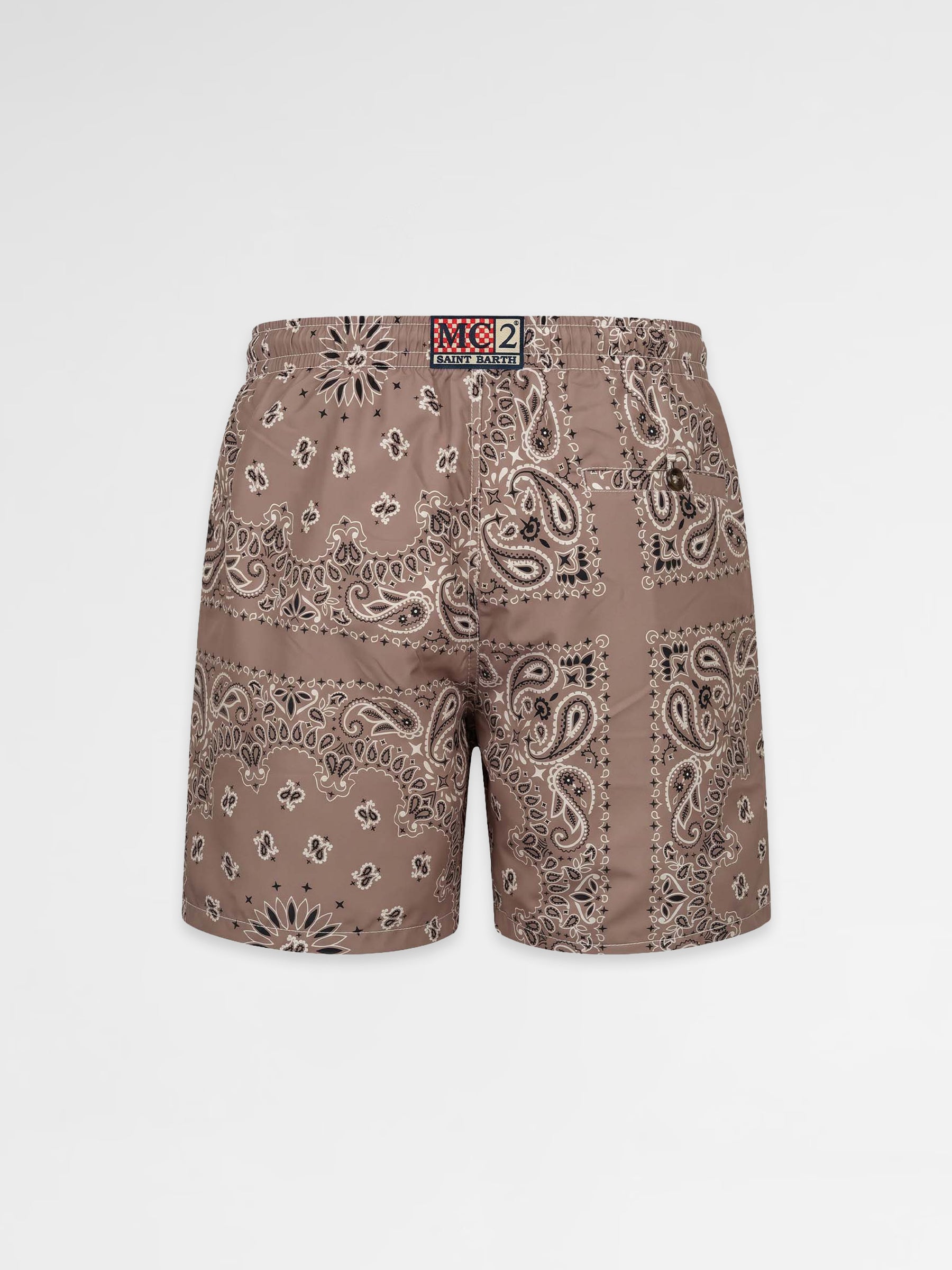 Mc2 Printed Swim Shorts Bandanna